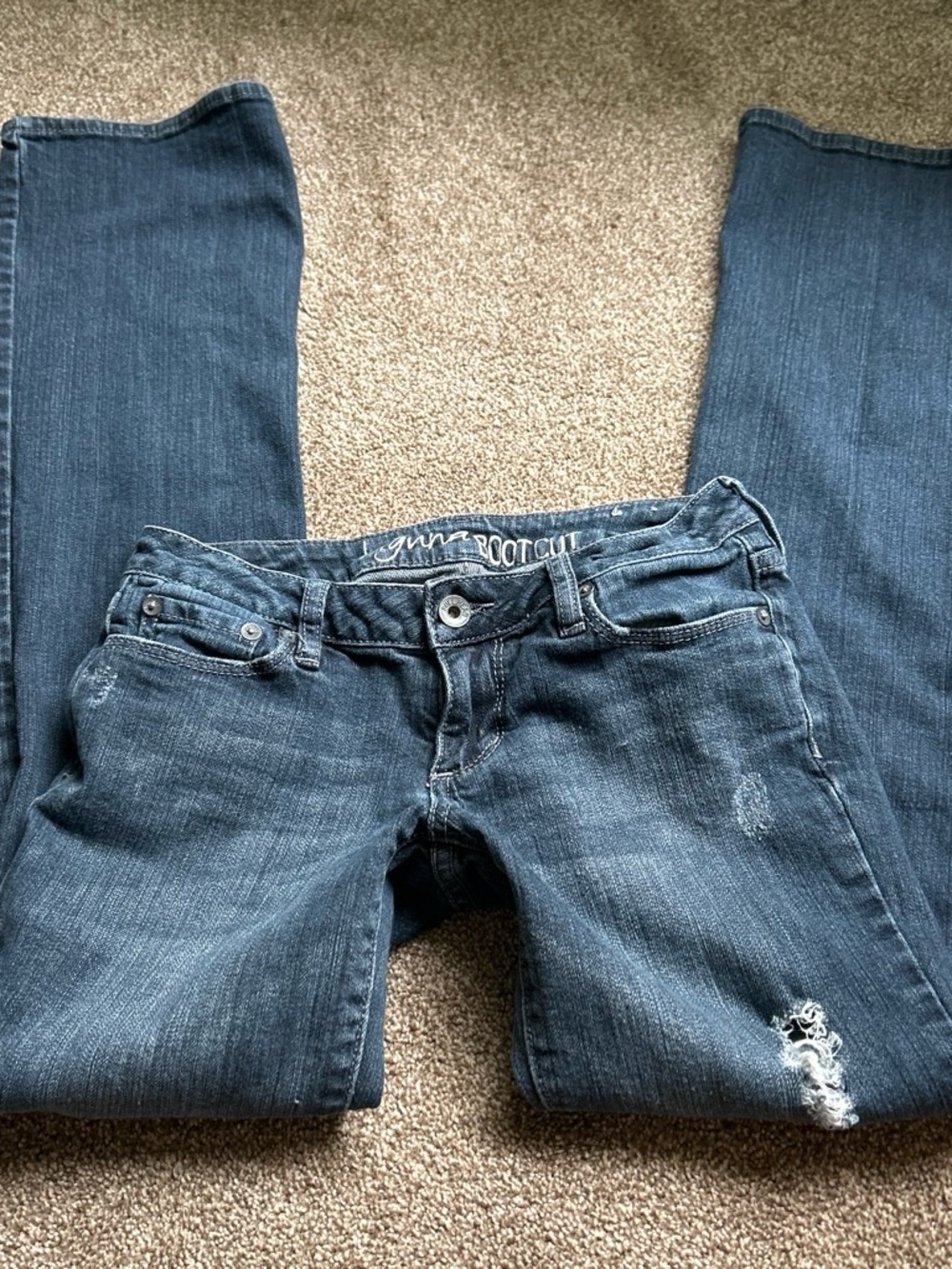 Women’s Bullhead low rise bootcut jeans